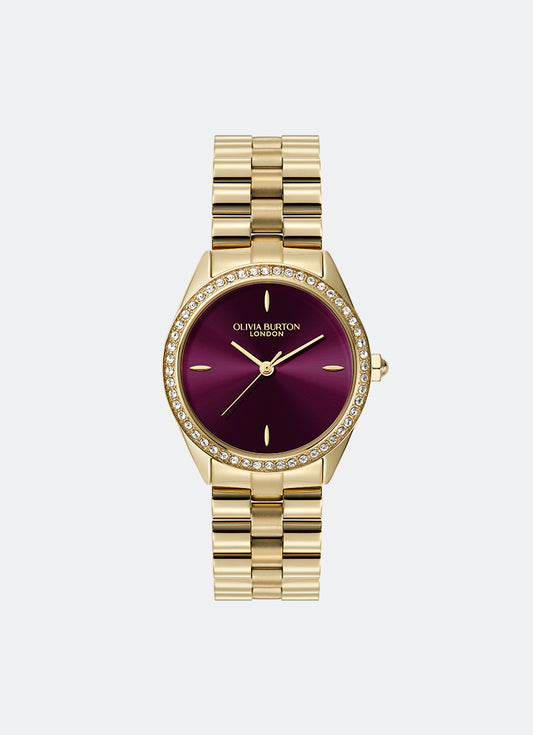 Bejewelled Cherry Lacquer & Rose Gold Bracelet 34mm 24000272