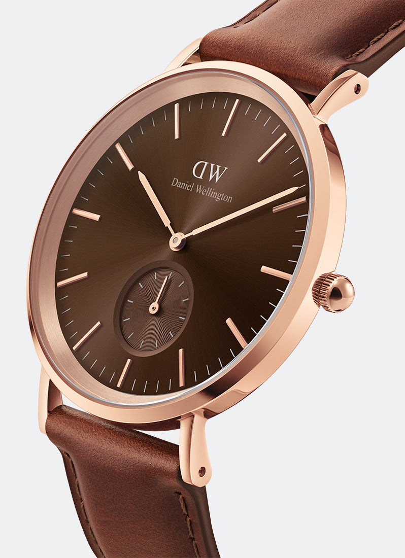 Classic Amber Multi-Eye St. Mawes Rose Gold (40) - DW00100707