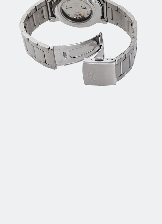 Commuter Automatic Day Date Blue Dial Metal Silver 41.9mm RA-AA0C02L