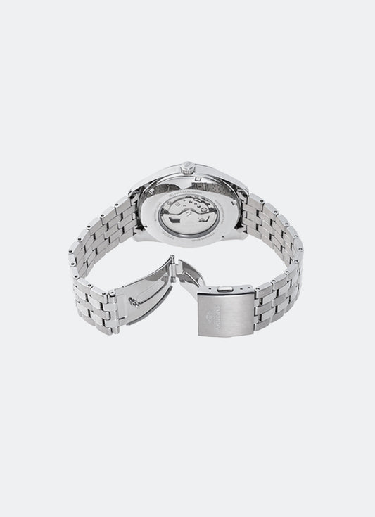 Contemporary Automatic Multi-year Calendar Blue Dial Metal Silver 43.5mm RA-BA0003L