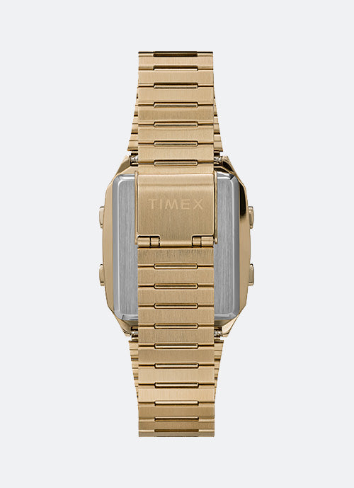 Q Timex Reissue Digital LCA 32.5mm  Stainless Steel Bracelet Watch - TW2U72500