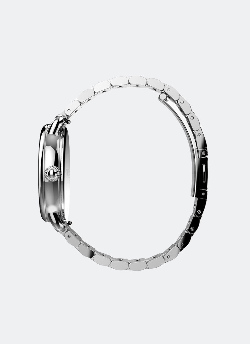 Wms Standard Moonphase Silver-tone Case and Bracelet TW2U98300