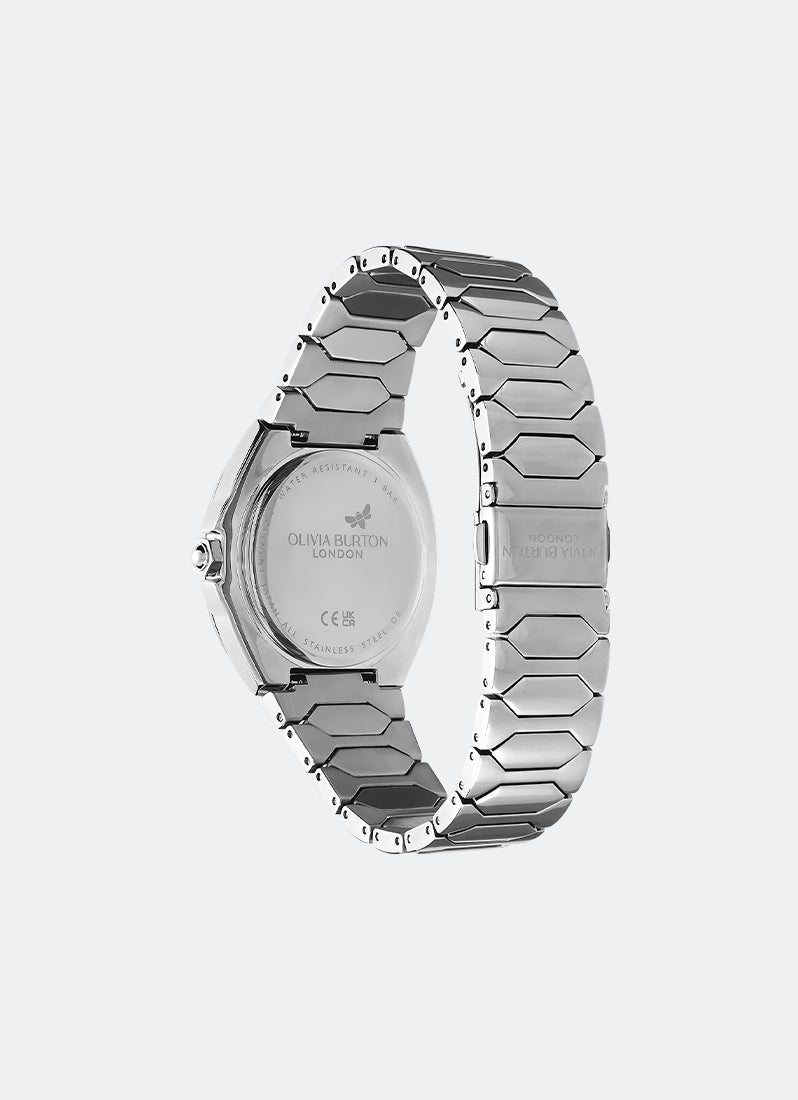 Lustre Multi- Function Light Grey & Silver Bracelet Watch 36mm - 24000149