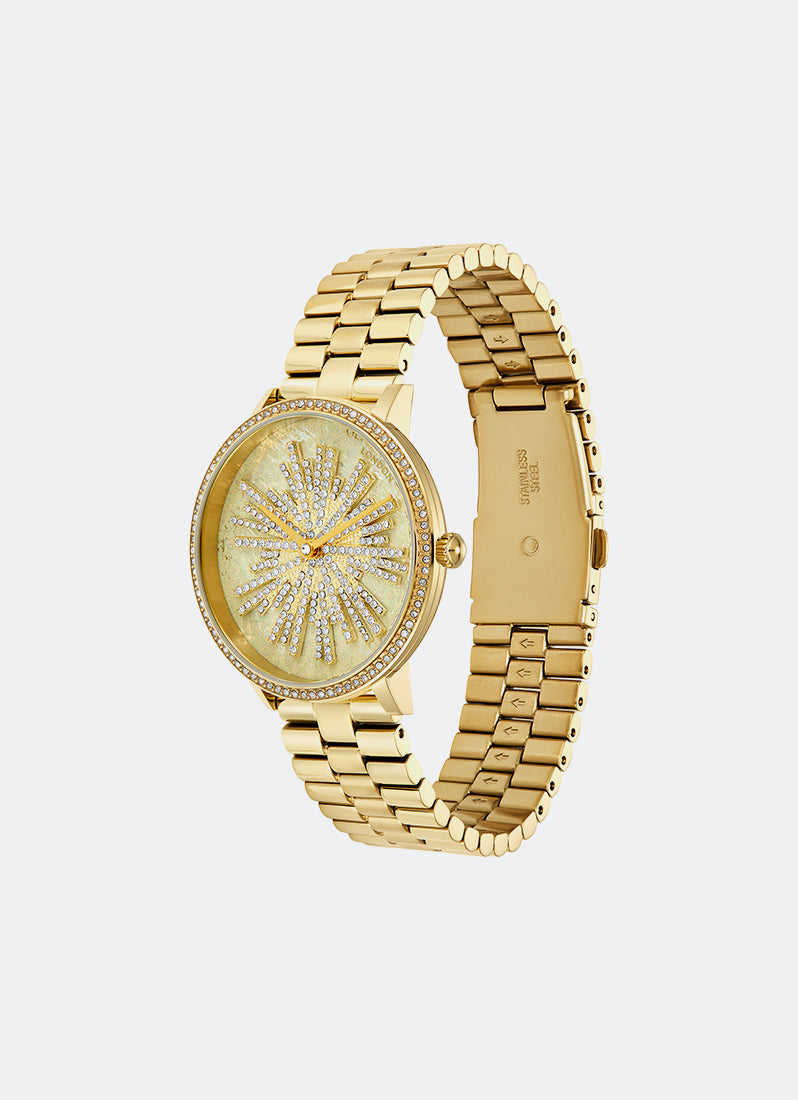 Ice Burst Gold & Ivory Bracelet Watch 35mm - 24000186