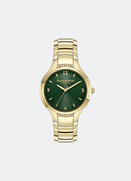 Lea Forest Green & Gold Bracelet Watch 34mm - 24000209