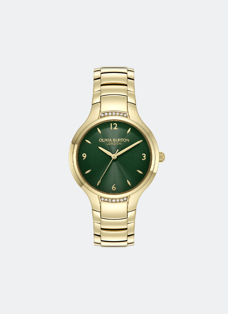Lea Forest Green & Gold Bracelet Watch 34mm - 24000209