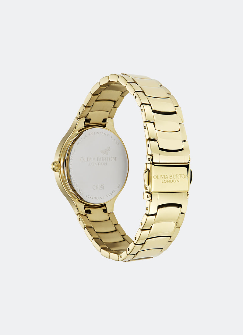 Lea Forest Green & Gold Bracelet Watch 34mm - 24000209