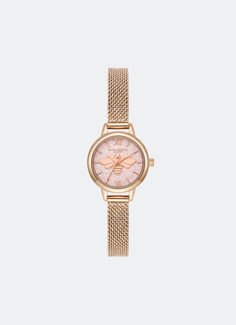 Mini Bee Primrose Glitter Dial RG Mesh 23mm - 24000229