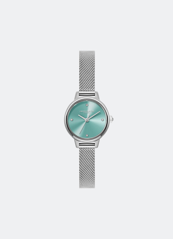 Clasic Mini Turquoise & Silver Mesh 23mm 24000245