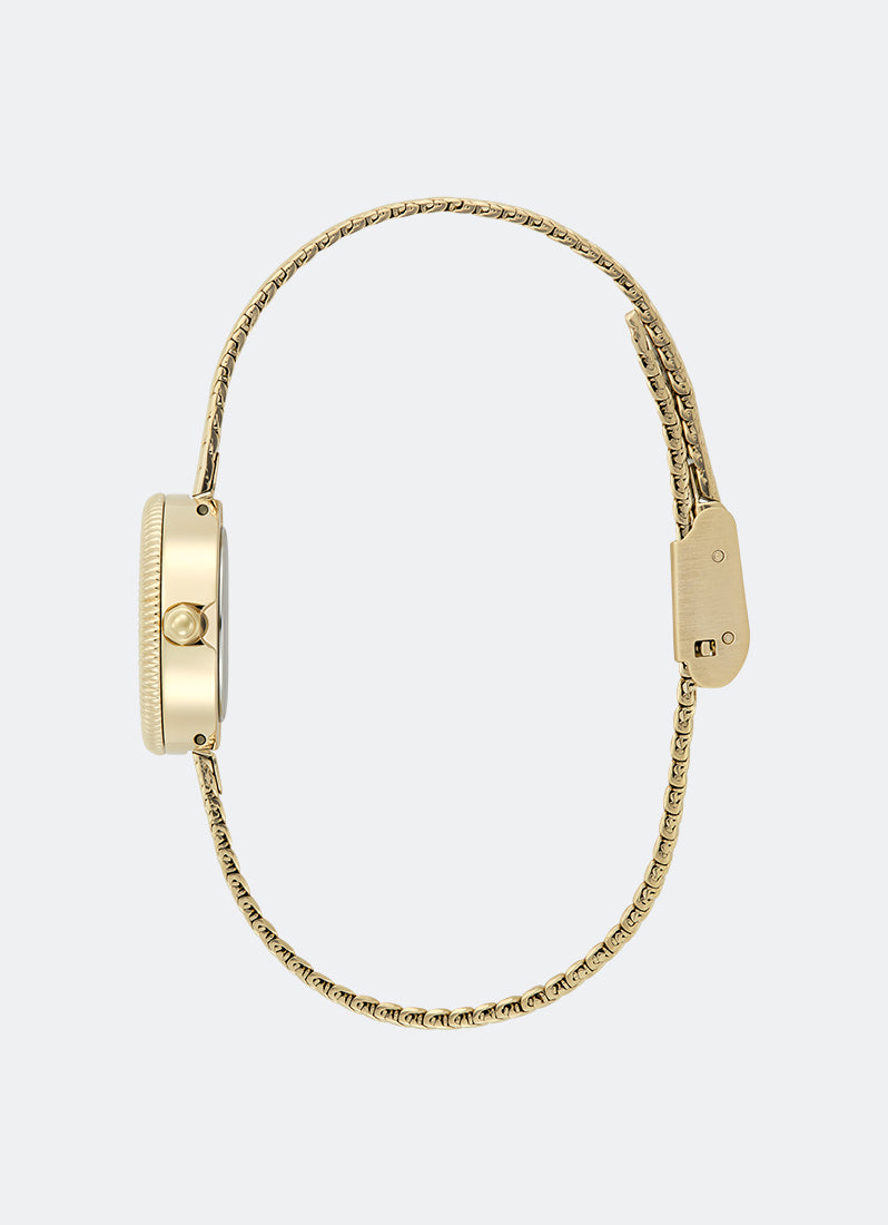 Olivia Burton Finery Gold Mesh 20mm Side