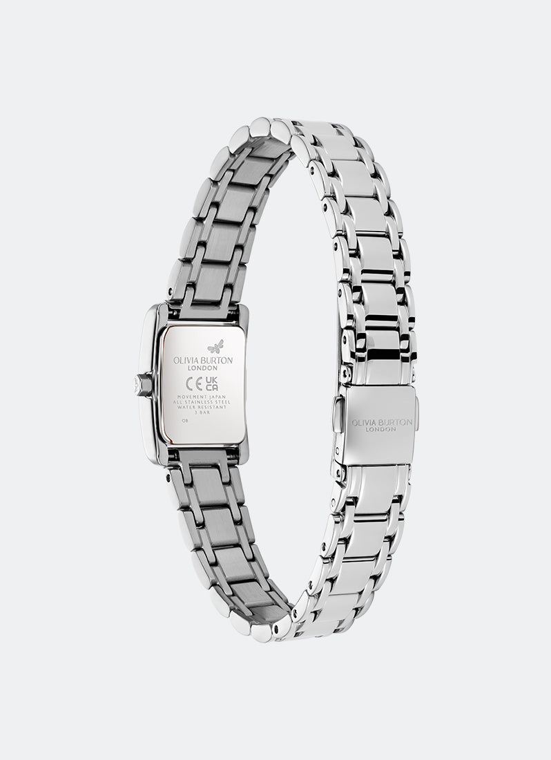 Olivia Burton Mini Grove White & Silver Bracelet 16mm Back