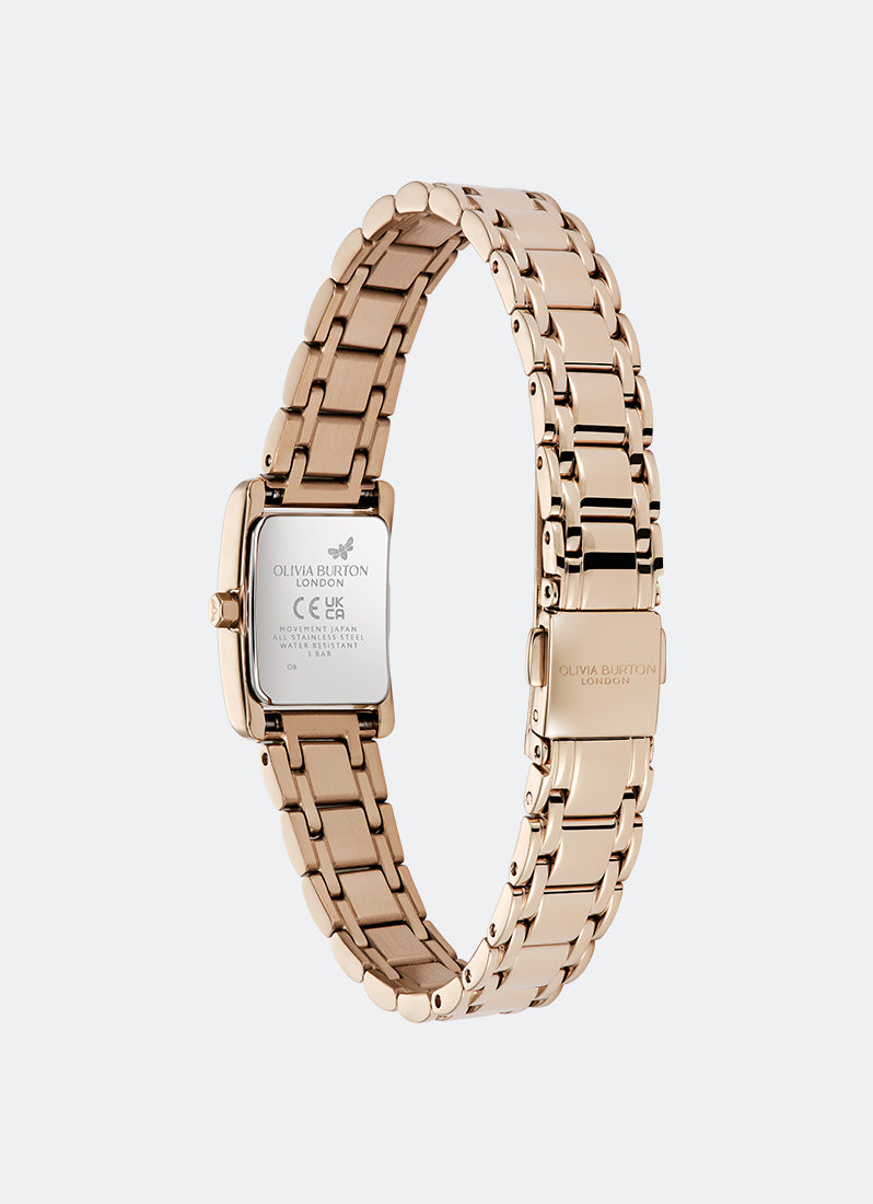 Olivia Burton Mini Grove Rose Gold Bracelet 16mm Back