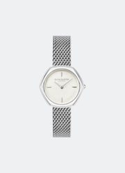 Olivia Burton Signature Charing Silver Mesh 28mm Front