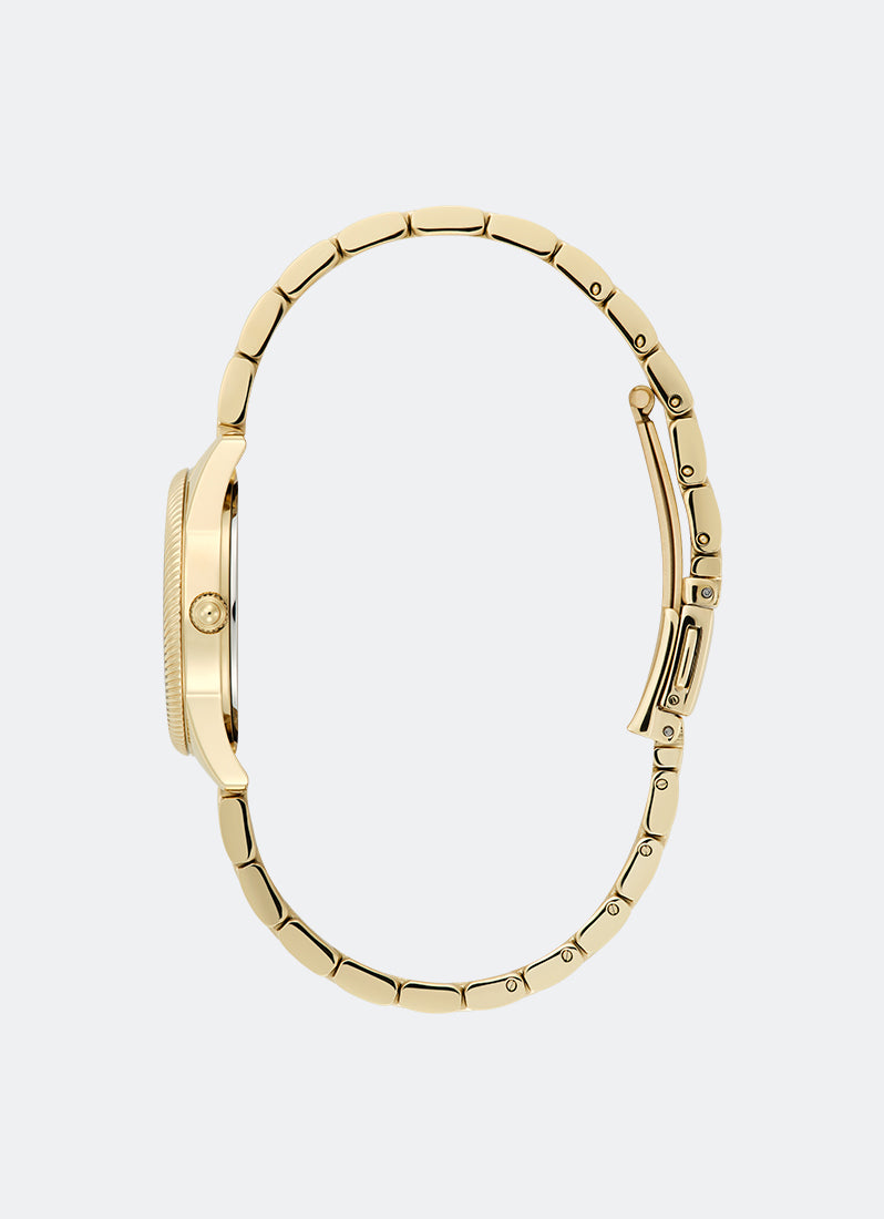 Olivia Burton Egerton Black & Gold Bracelet 28mm Side