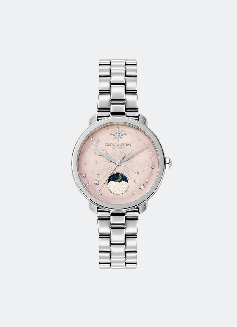 Moonphase Silver Bracelet 34mm 24000297