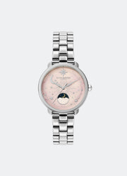 Olivia Burton Moonphase Silver Bracelet 34mm Front