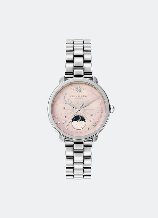 Moonphase Silver Bracelet 34mm 24000297