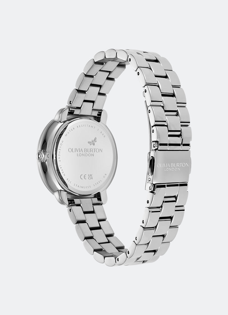 Olivia Burton Moonphase Silver Bracelet 34mm Back