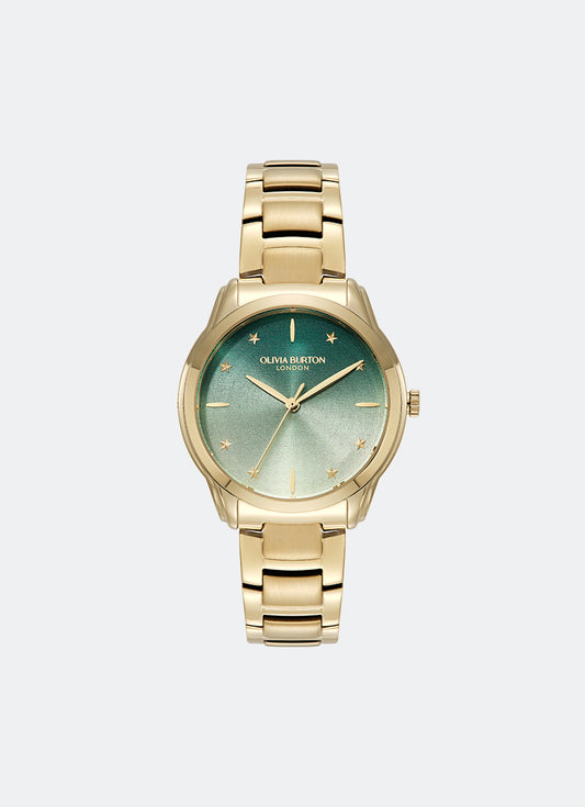 Modern Classics Colour Wave Green Ombre Sunray Dial, GP Case, GP Bracelet - 36mm 24000319