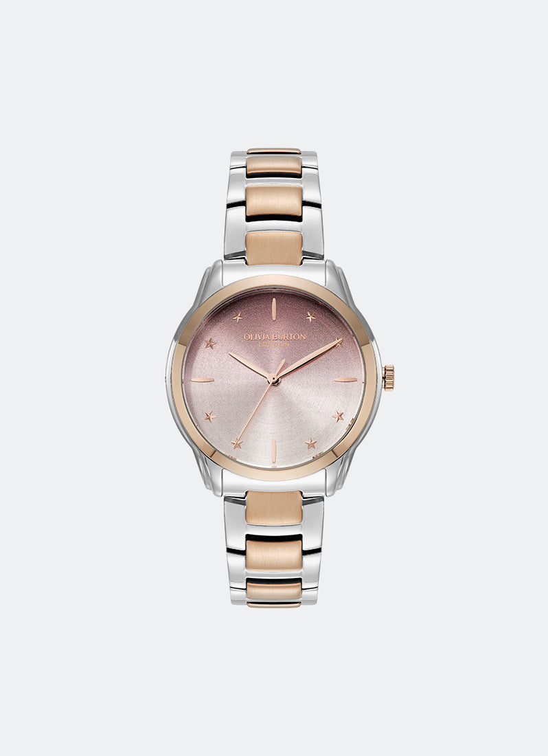 Modern Classics Colour Wave Blush Ombre Sunray Dial, SS/GP Case, Two Tone Bracelet - 36mm 24000321