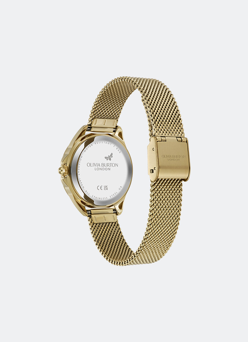 Olivia Burton Signature Azure Blue Tone Water Inspired Dial Back