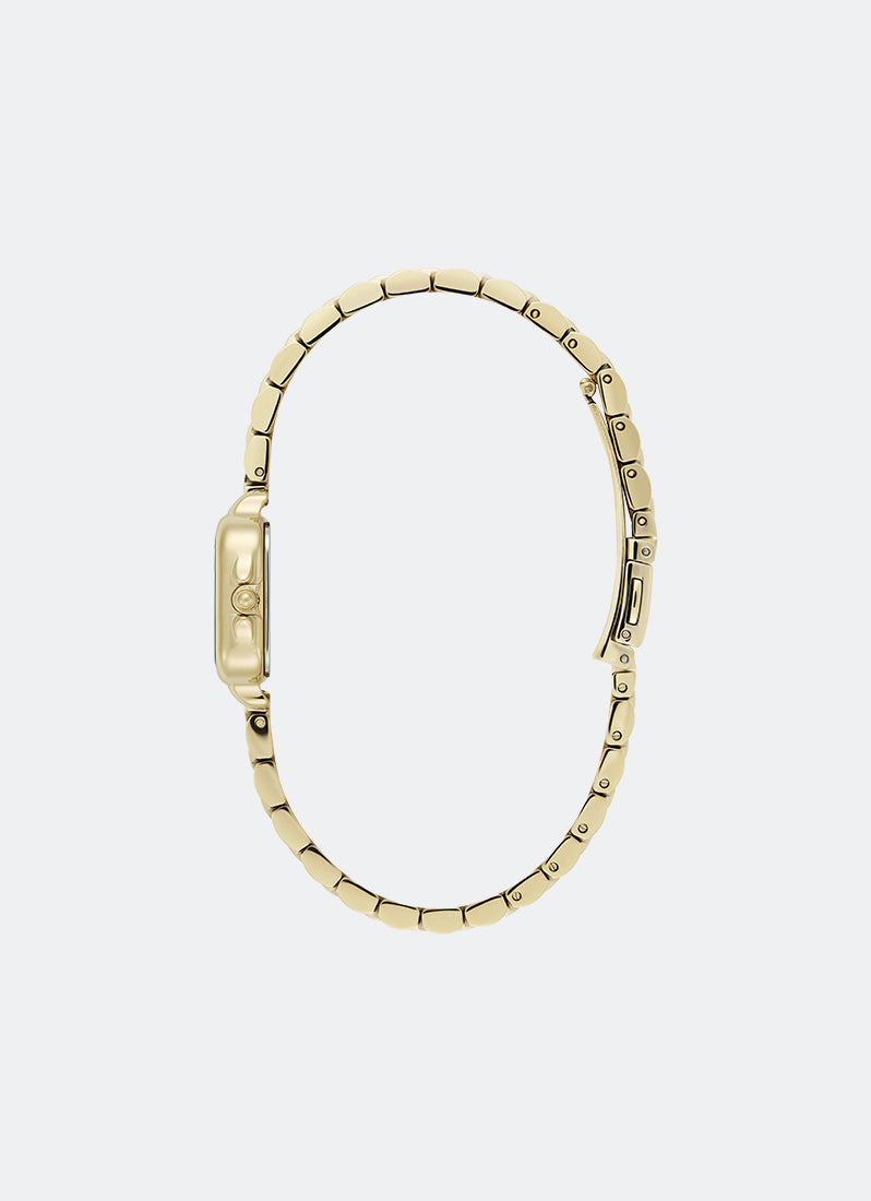 Modern Classic Mini Grosvenor Deep Grass Green Sunray Dial, GP Case, GP Bracelet - 20mm Side