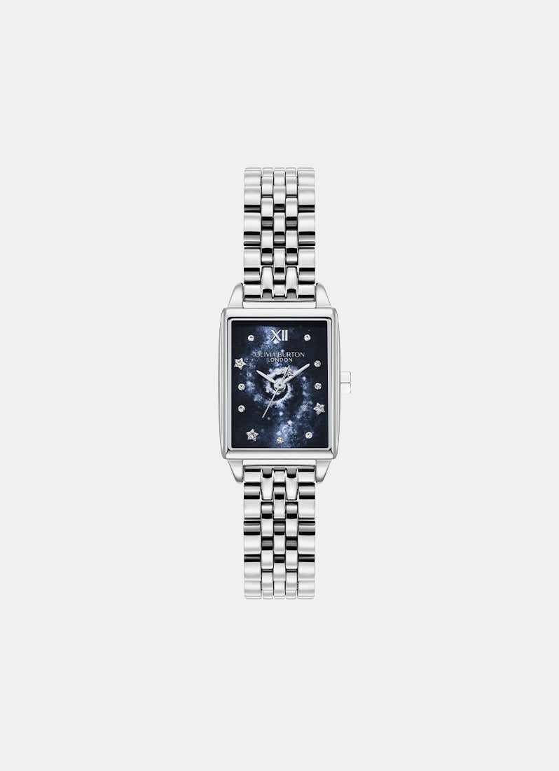 Signature Celestial Townhouse Navy & Silver SS Bracelet - 21mm 24000378