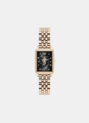 Signature Celestial Townhouse Black & Rose Gold Bracelet - 21mm 24000380
