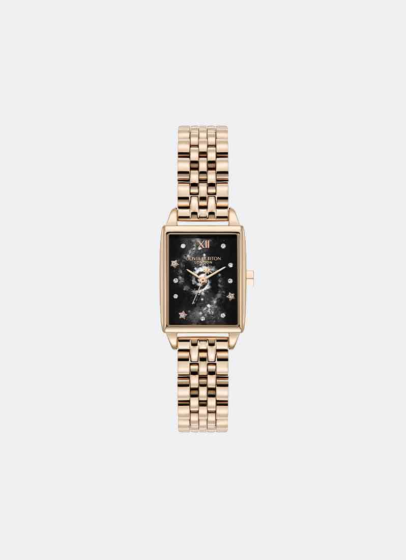 Signature Celestial Townhouse Black & Rose Gold Bracelet - 21mm 24000380