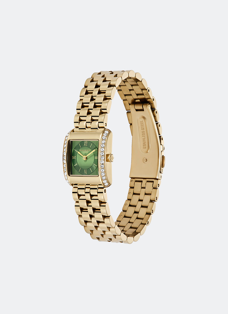 Classic Berkley Green & Gold Bracelet - 21mm 24000382