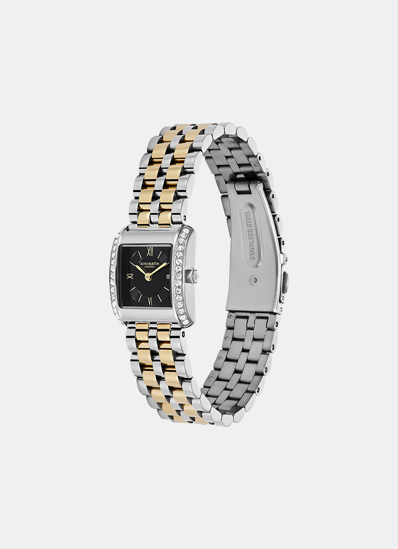 Classic Berkley Black & Two Tone Bracelet - 21mm 24000383
