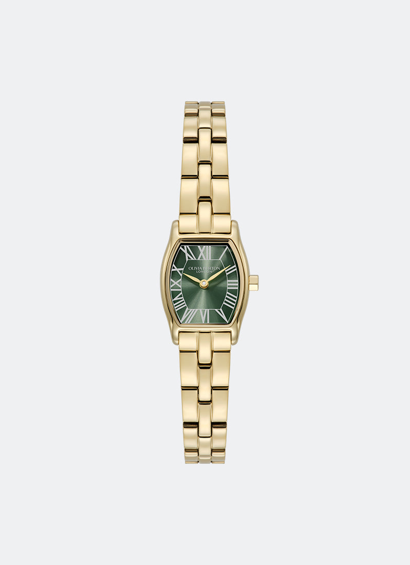 Classic Cambridge Forest Green & Gold Bracelet - 18mm 24000390