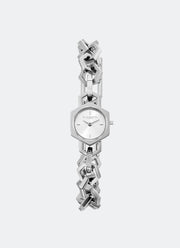 Signature Hex Link Mini Silver Bracelet - 20mm 24000393
