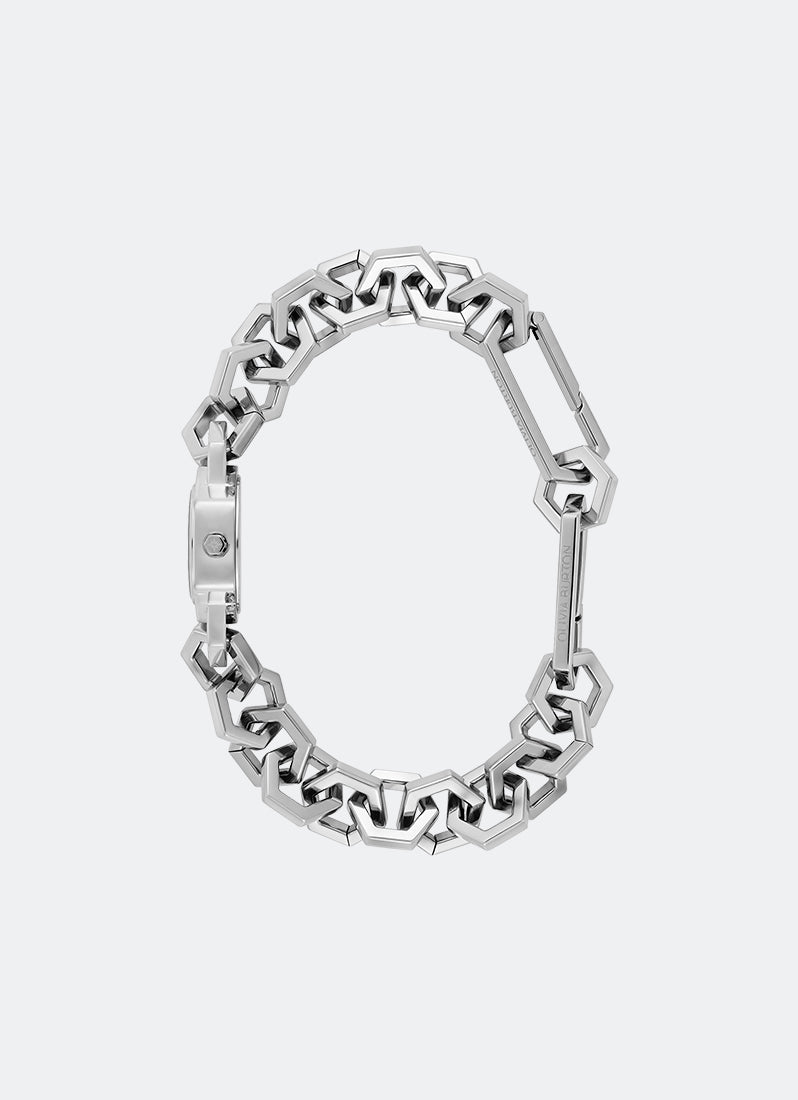 Signature Hex Link Mini Silver Bracelet - 20mm 24000393