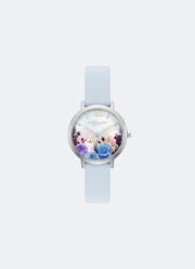 Signature Autumn Floral White MOP Dial with Blue Florals SS Blue Leather - 28mm 24000404