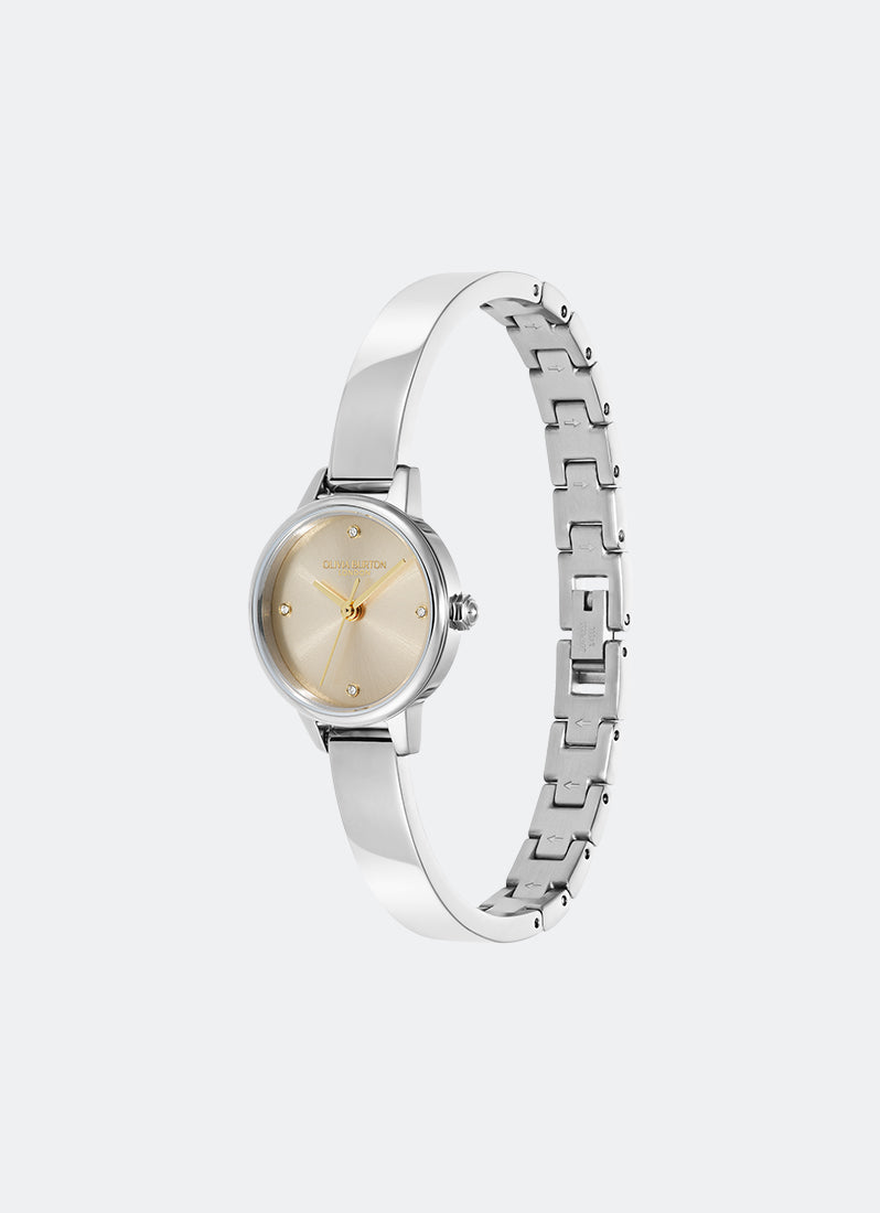 Classic Mini Champagne & Silver Bangle - 23mm 24000440