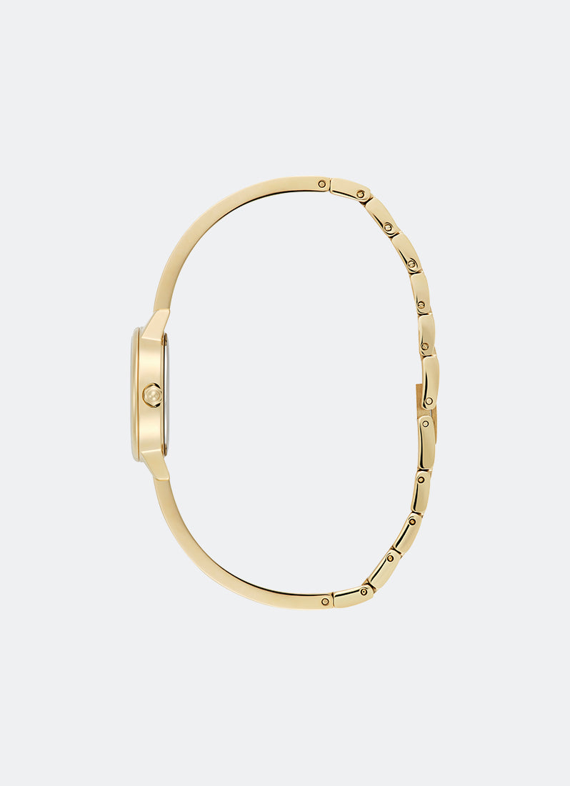 Classic Mini Forest Green & Gold Bangle - 23mm 24000441