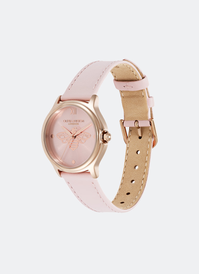 Modern Classics Bee Prim Rose Dial, RG Case, Prim Rose Leather 30mm - 24000345