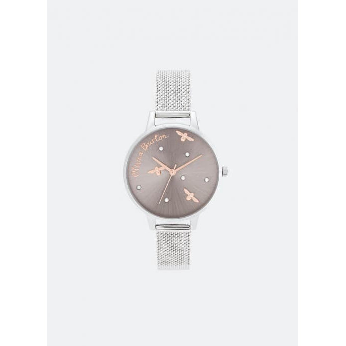 Pearly Queen Rose Gold & Silver Mesh 34mm OB16PQ01