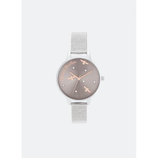 Pearly Queen Rose Gold & Silver Mesh 34mm OB16PQ01