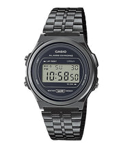 Casio Digital Black Stainless Steel Strap