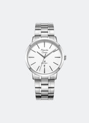 Primo Steel Men White Dial Silver Stainless Steel - 41mm AC1028MDBSSSL