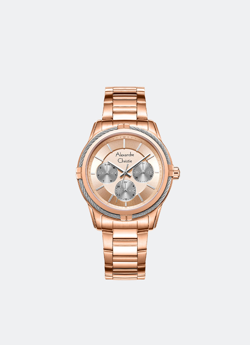 Passion Boyfriend Band Multifunction Rose Gold Rose Gold Dial 37.5mm - AC2843BFBRGLN