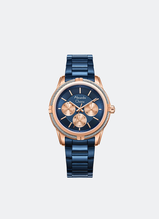 Passion Boyfriend Band Multifunction Blue Blue Dial 37.5mm - AC2843BFBURBU