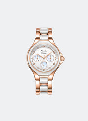Passion Boyfriend White MOP Dial Two Tone White & Rose Gold Stainless Steel Ceramic - 35mm AC2B03BFBRGSL