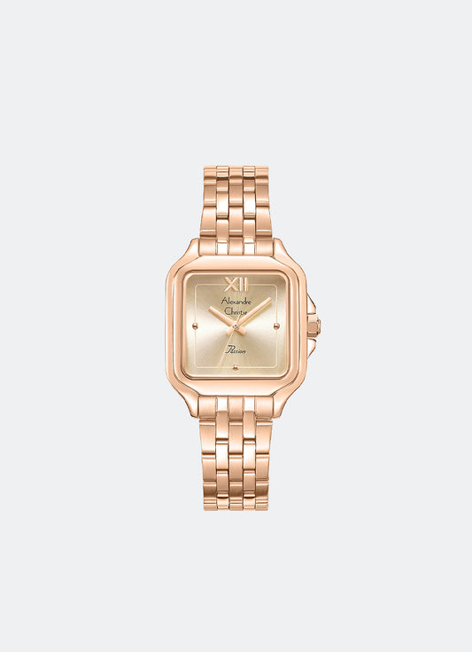 Passion Ladies Band Quartz Rose Gold Champagne Dial 28.5mm - AC2B55LHBRGLN