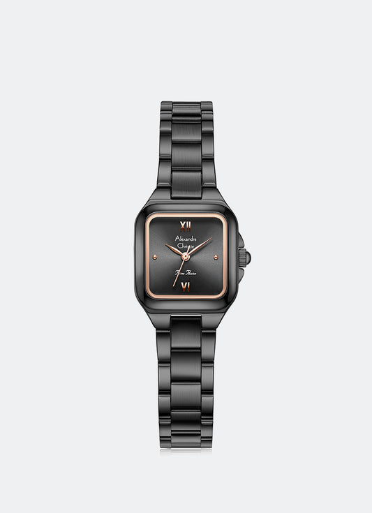 Passion Ladies Band Quartz Black Black Dial 22 mm x 30 mm AC2B65LHBIGDGRG