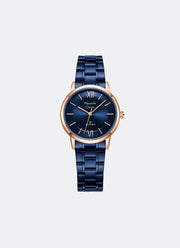 Asteria Ladies Black Dial Black 3- link Strap 30mm - AC8610LHBIPBARG