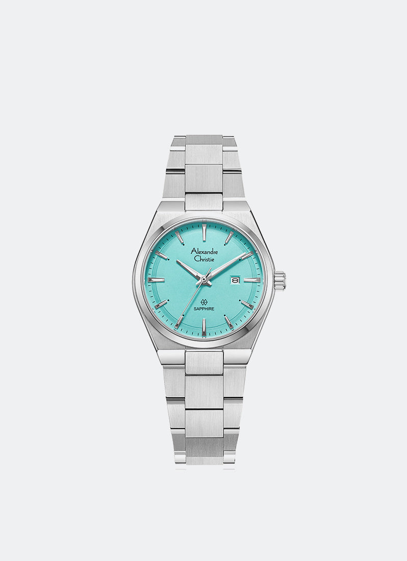 Sapphire Ladies Band Date Silver Tosca Dial 32 mm AC8697LDBSSLB