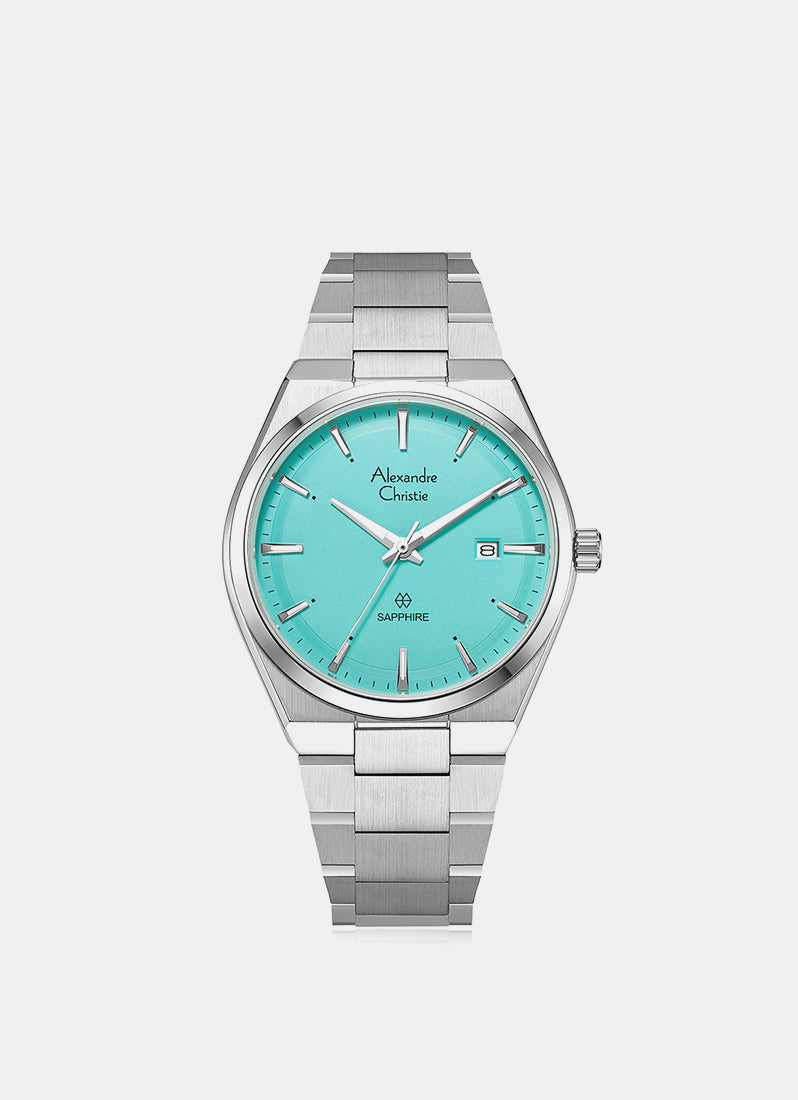 Sapphire Men Band Date Silver Tosca Dial 39 mm AC8697MDBSSLB